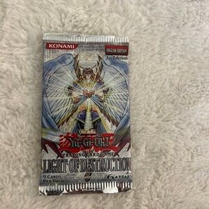 YUGIOH LIGHT OF DESTRUCTION 1st Edition Sealed BOOSTER PACK